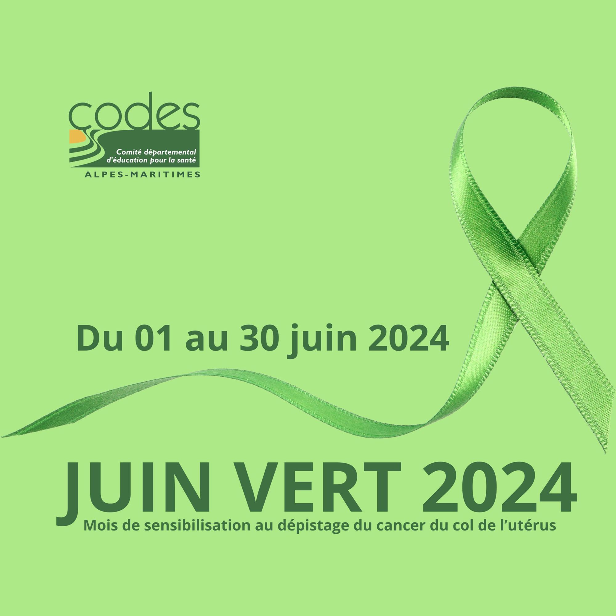 Juin Vert 2024, mois de sensibilisation au dépistage du cancer du col de l’utérus