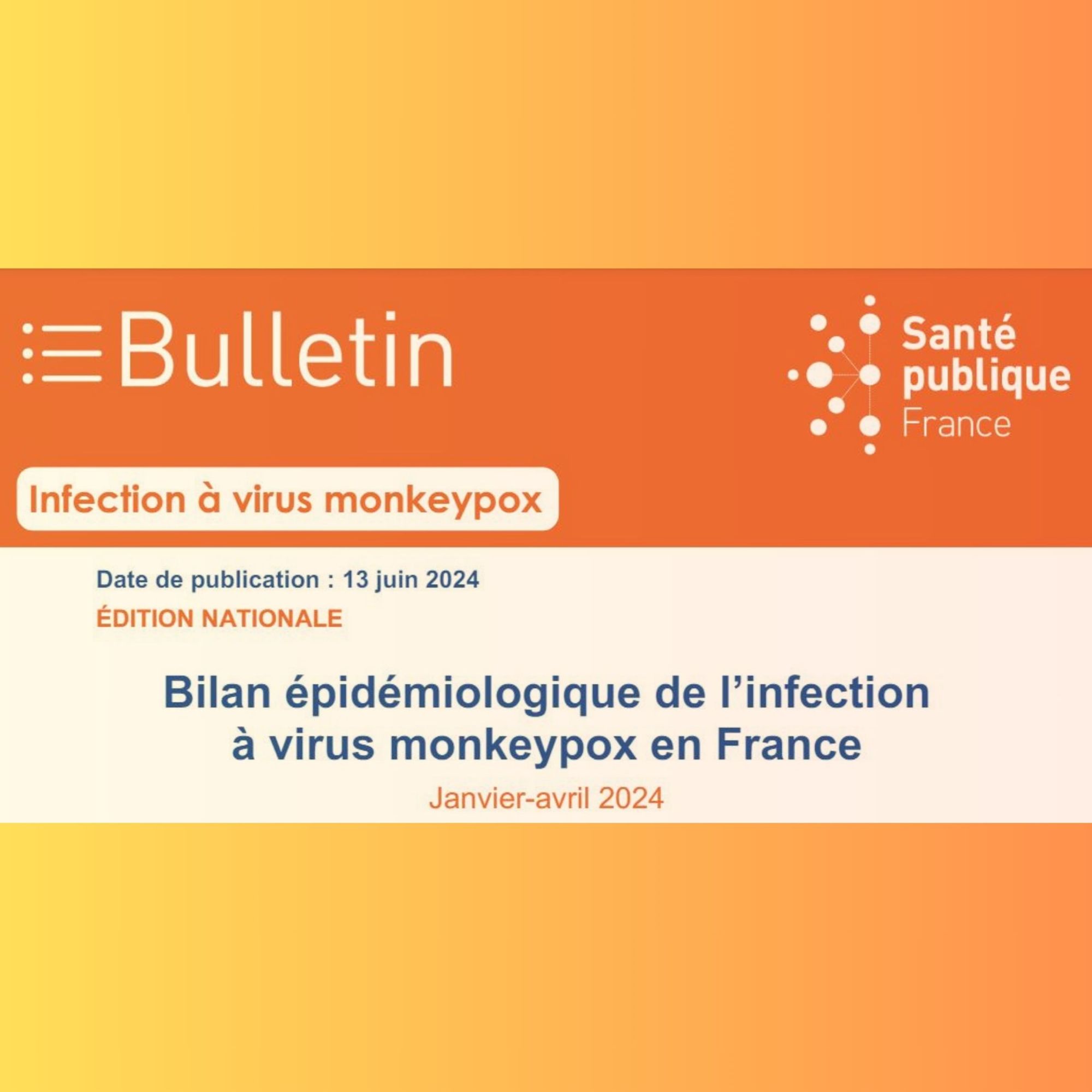 Infection à virus Monkeypox en France. 
