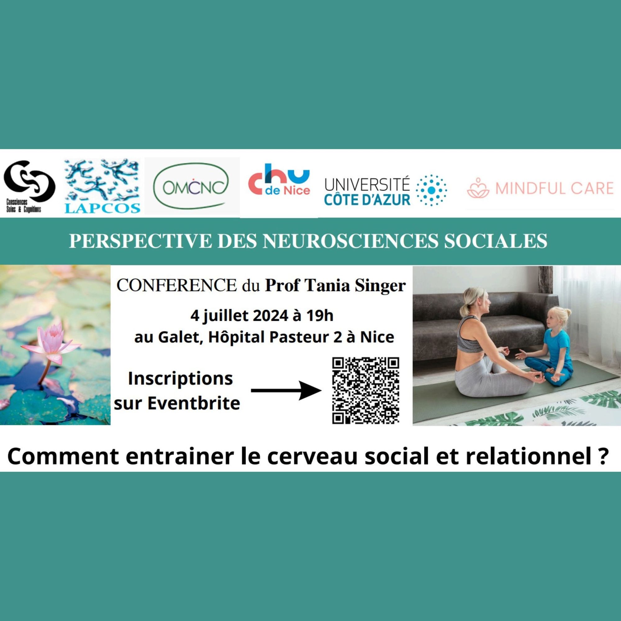 Conférence "Perspective des neuroscience sociales : Comment entrainer le cerveau social"