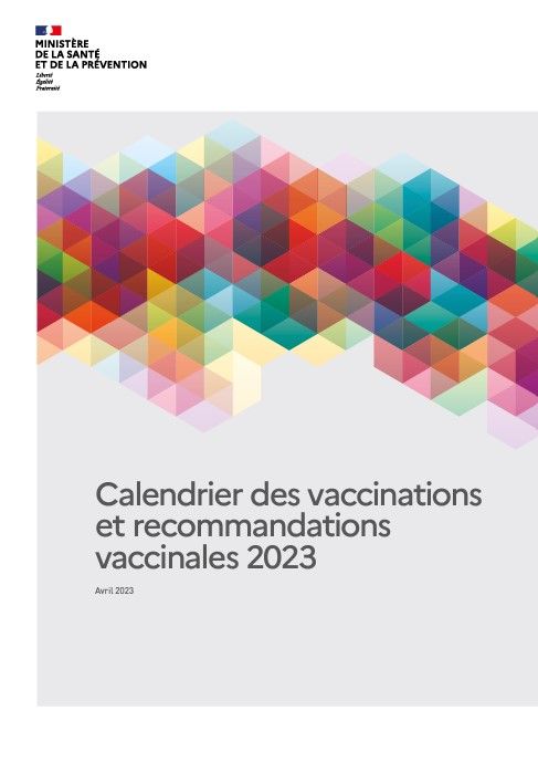 Nouveau calendrier des vaccinations 2023