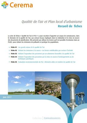 Image Qualité de l'air et Plan local d'urbanisme. Recueil de fiches
